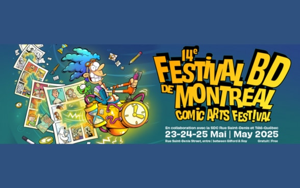 Affiche Festival de la BD Montréal 2025