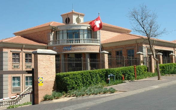 View of the Swiss Embassy in Pretoria