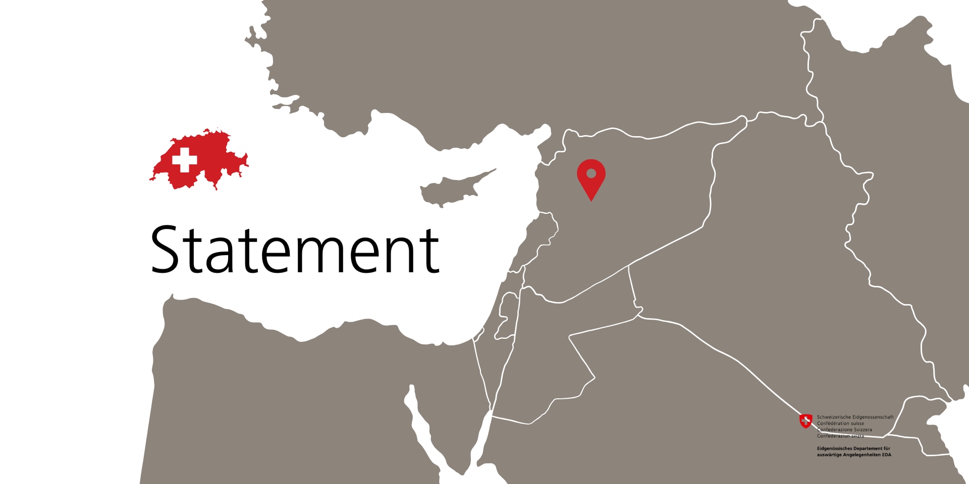 Infographic with a map of Syria.